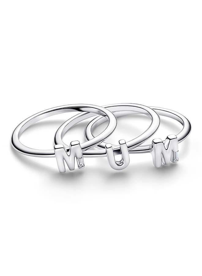 PANDORA MUM Letters Splittable Ring - Image 1
